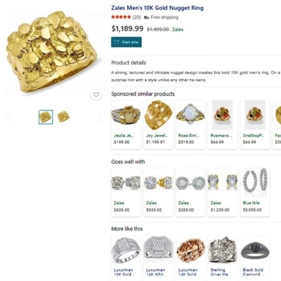 Fine quality gold rhodium jewelry